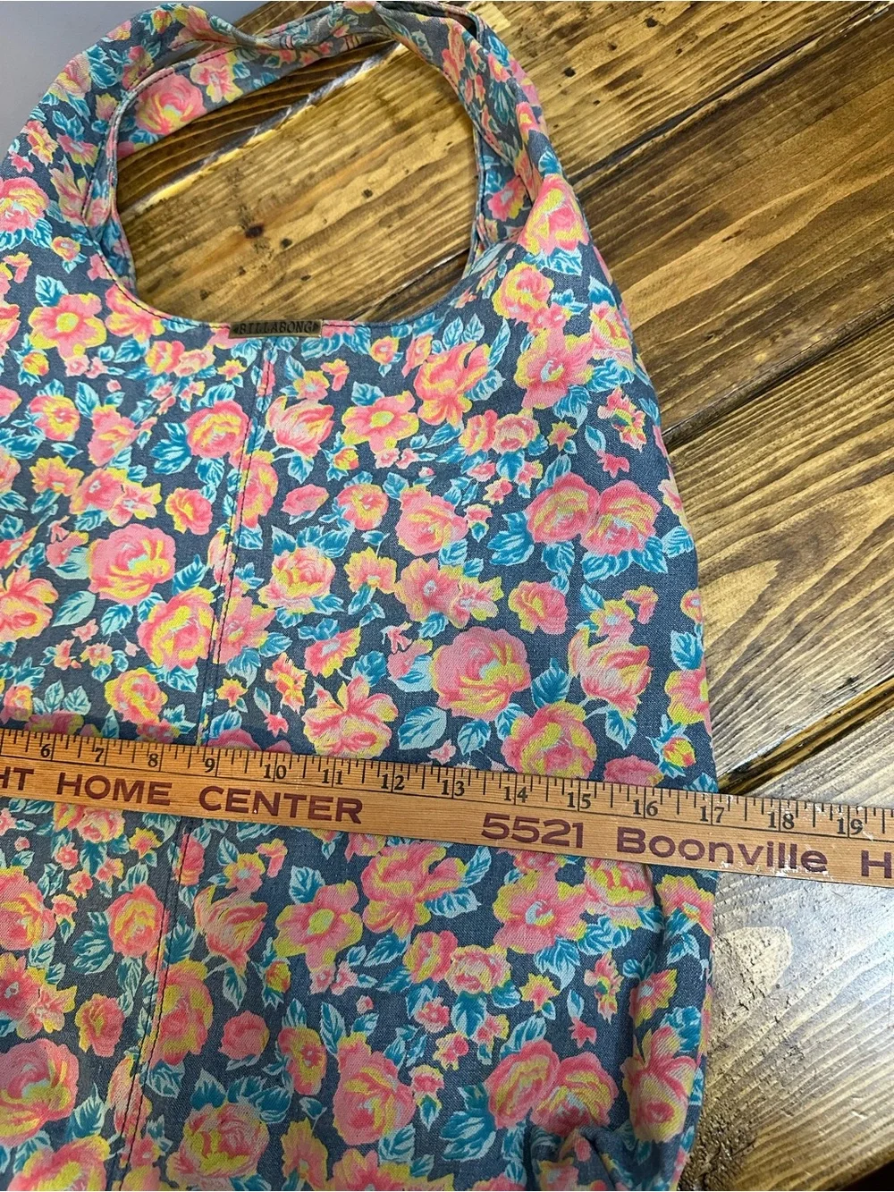 Billabong Cotton Floral Tote Bag